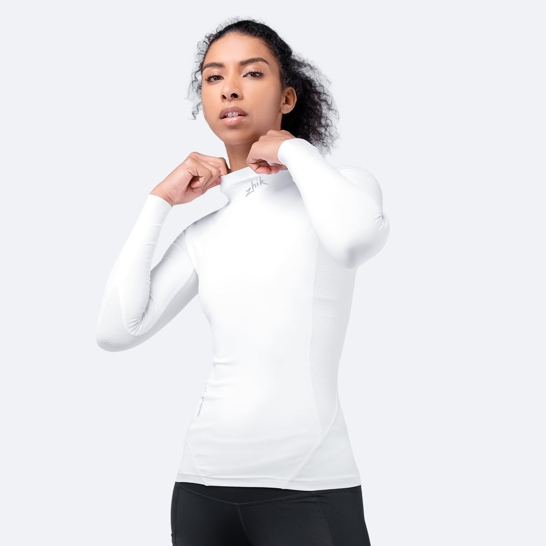 Zhik Womens Eco Spandex UPF50+ Long Sleeve Rash Guard