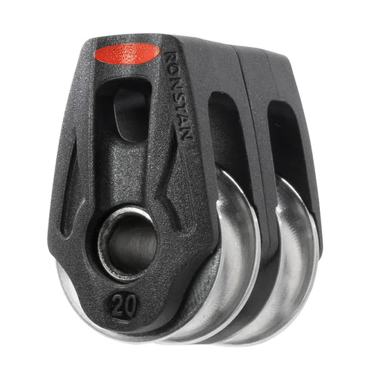 Ronstan Series 20 Ball Bearing HHL Lashing Orbit Block™, Double